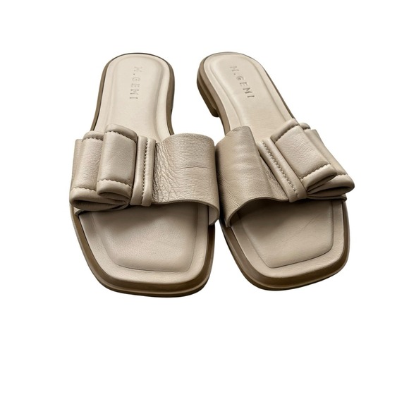 M. Gemi The Amalia Nappa Leather Flat Sandals Size 38/ 7.5US - Picture 4 of 7